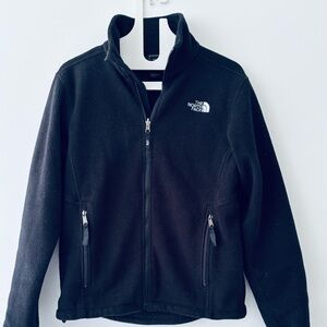 The North Face fleece jacket black zip up Glacier polorfleece unisex Men’s S